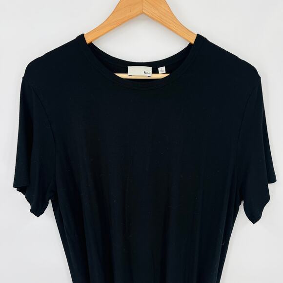 Wilfred Free Black Midi Maxi Dress Women's Size Large - Picture 2 of 5